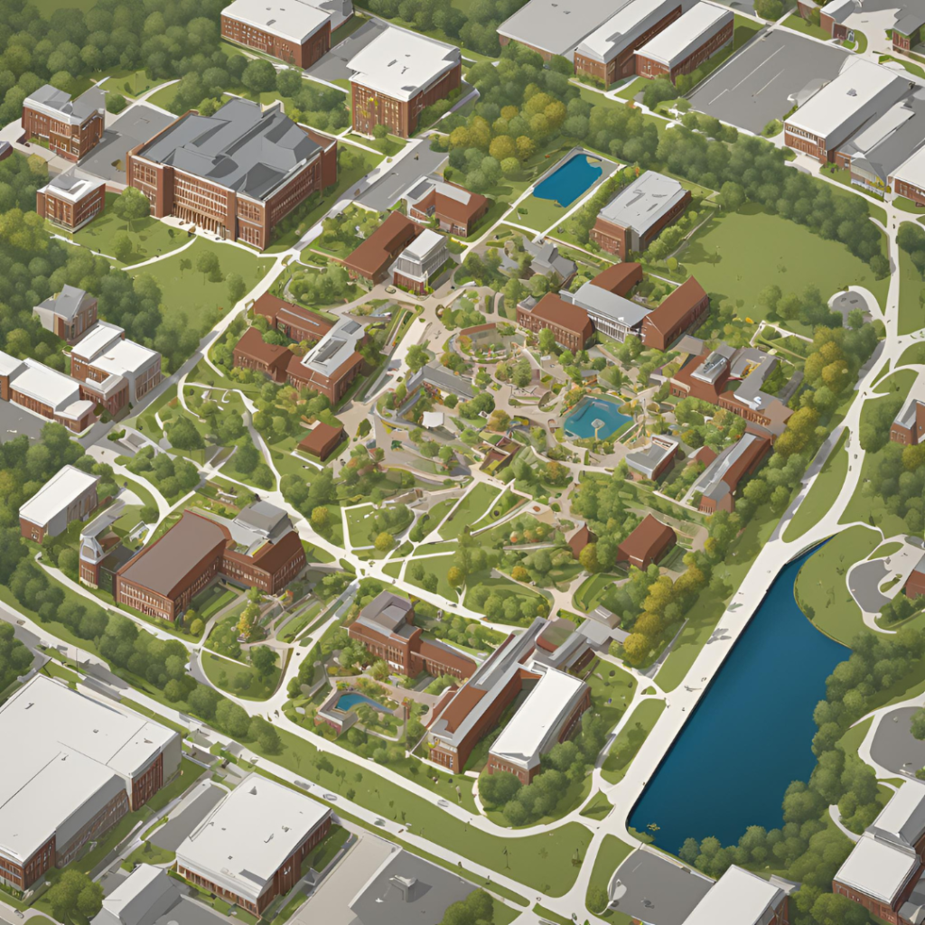 Using the Central Michigan University Campus Map